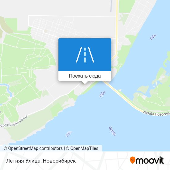 Карта Летняя Улица