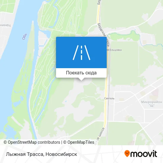 Карта Лыжная Трасса