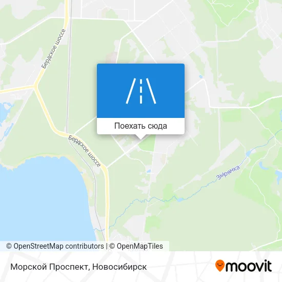 Карта Морской Проспект