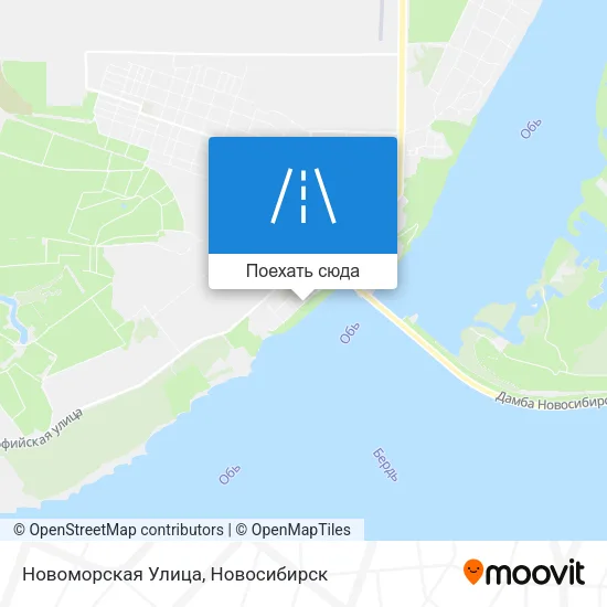 Карта Новоморская Улица