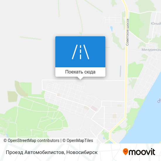 Карта Проезд Автомобилистов