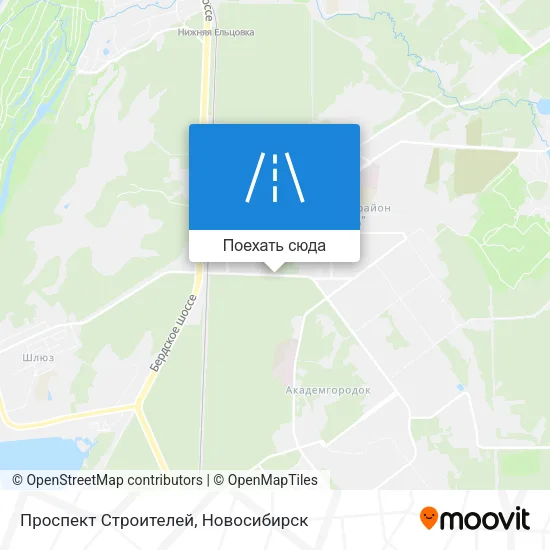 Карта Проспект Строителей