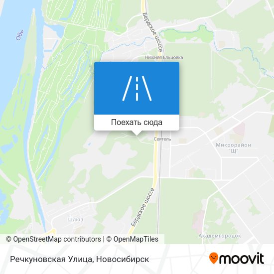 Карта Речкуновская Улица