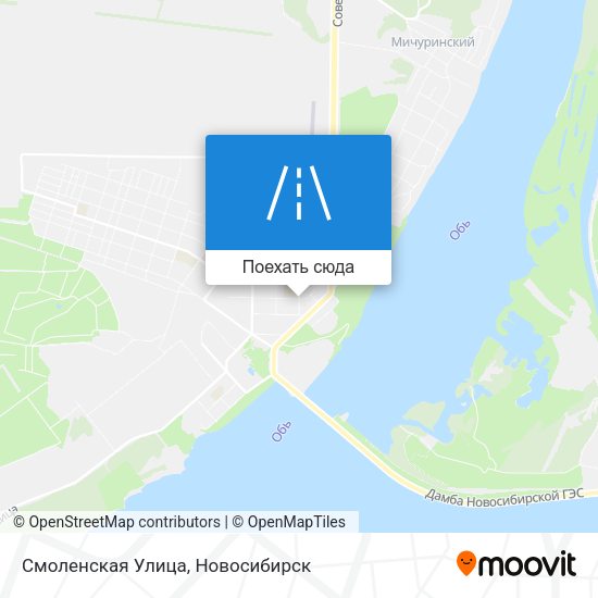 Карта Смоленская Улица
