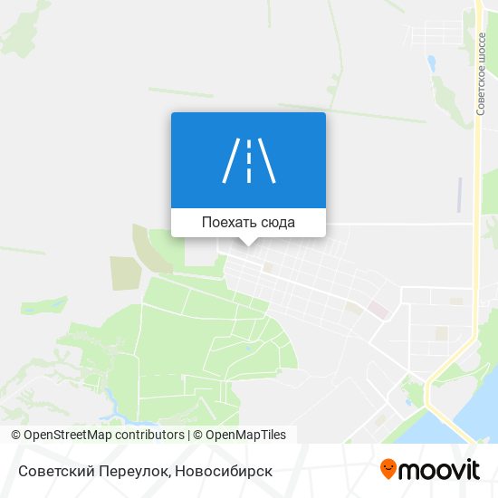 Карта Советский Переулок