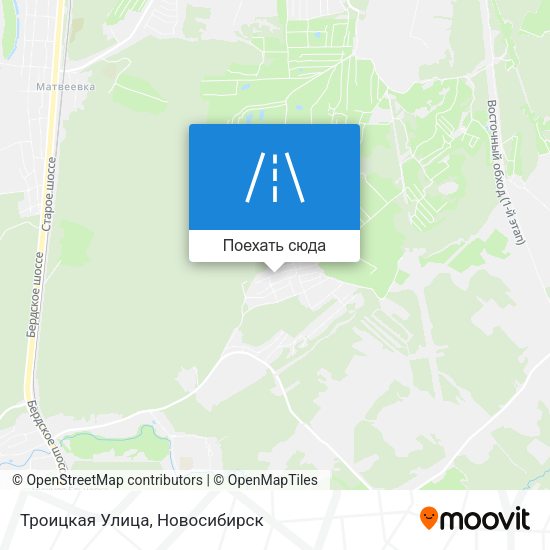Карта Троицкая Улица