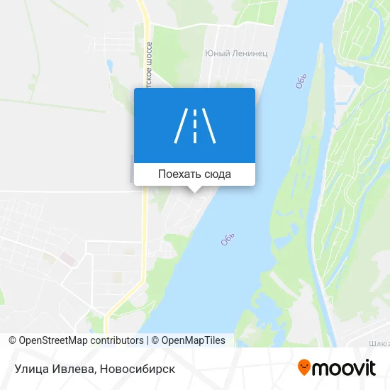 Карта Улица Ивлева