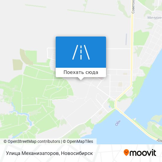 Карта Улица Механизаторов
