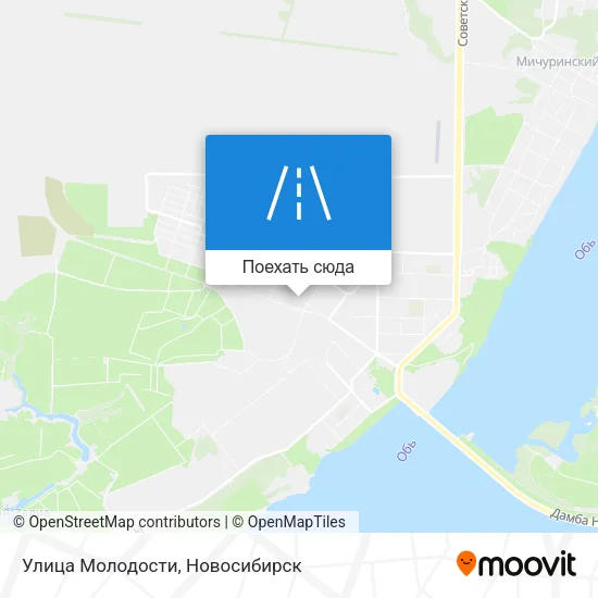 Карта Улица Молодости
