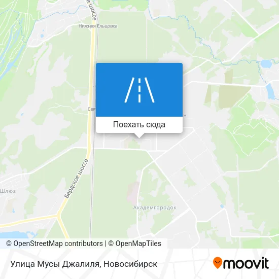 Карта Улица Мусы Джалиля