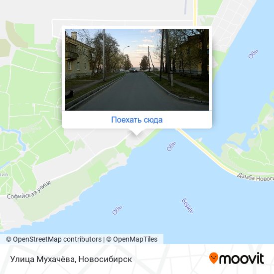 Карта Улица Мухачёва