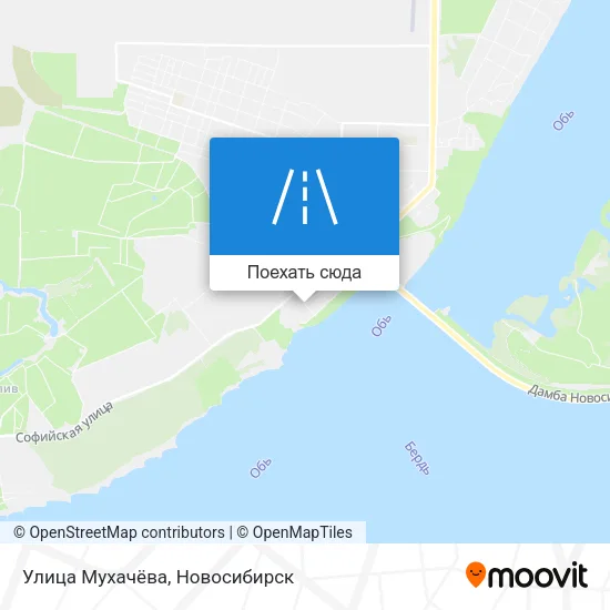 Карта Улица Мухачёва