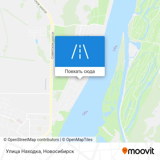 Карта Улица Находка