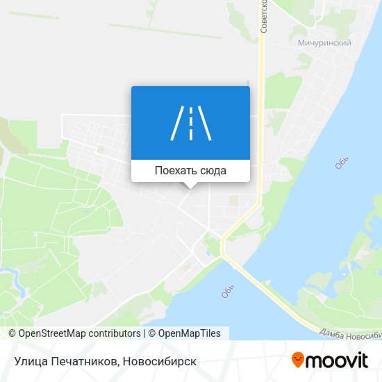Карта Улица Печатников