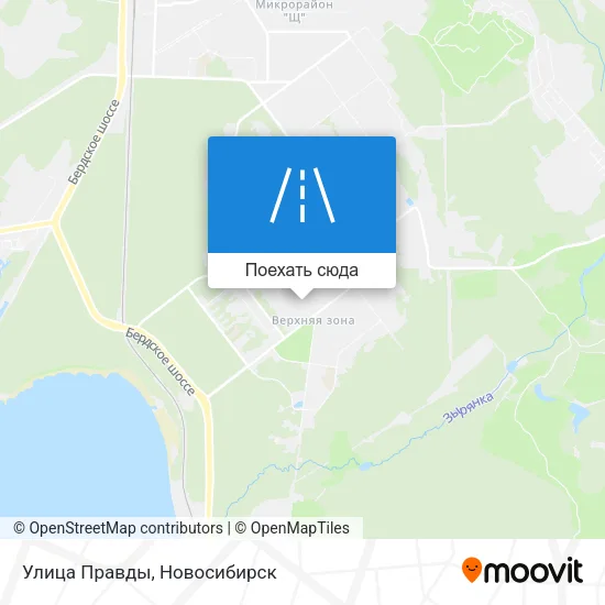 Карта Улица Правды