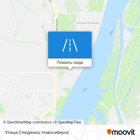 Карта Улица Слюдянка