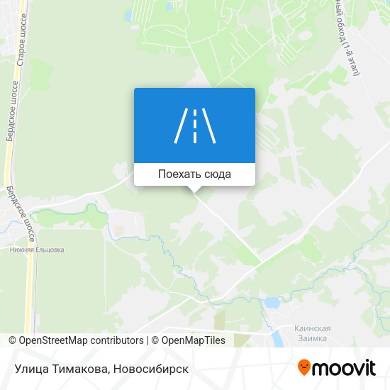 Карта Улица Тимакова