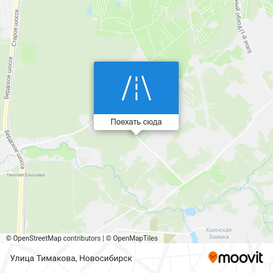 Карта Улица Тимакова