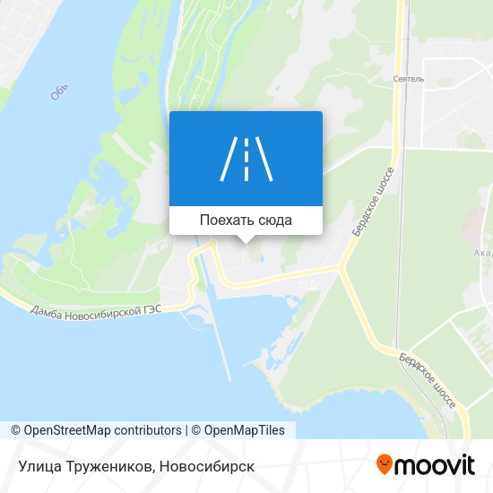 Карта Улица Тружеников