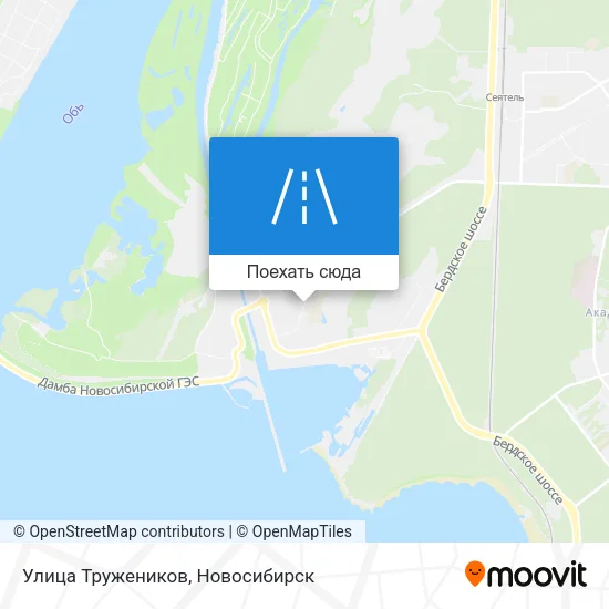 Карта Улица Тружеников