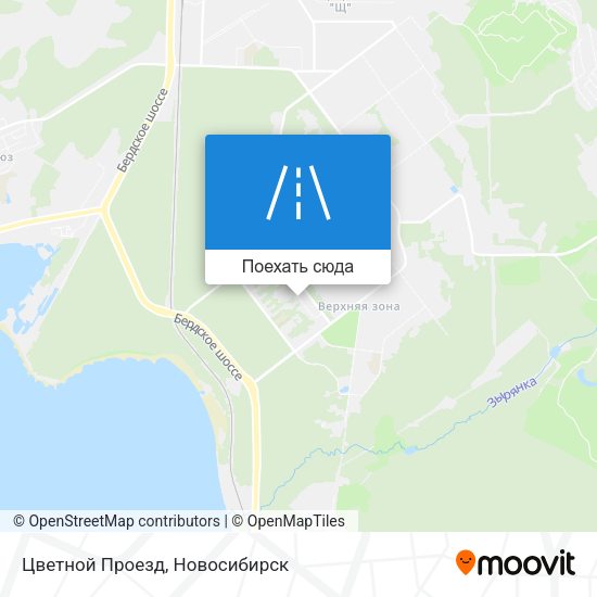 Карта Цветной Проезд