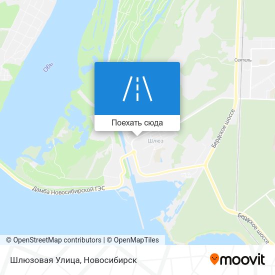 Карта Шлюзовая Улица