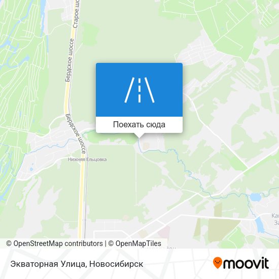 Карта Экваторная Улица