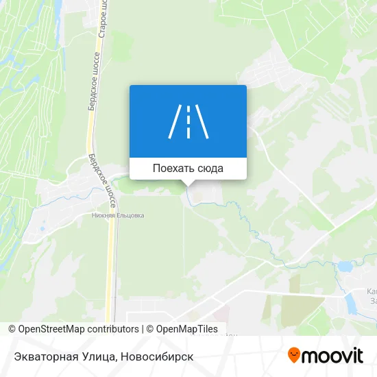 Карта Экваторная Улица