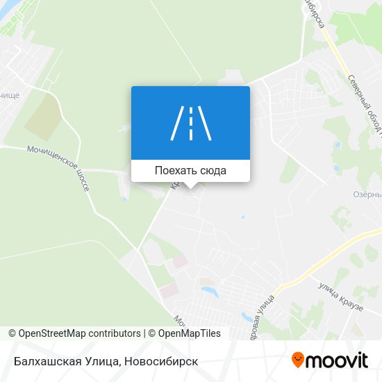 Карта Балхашская Улица