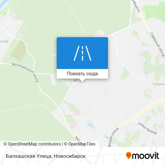 Карта Балхашская Улица