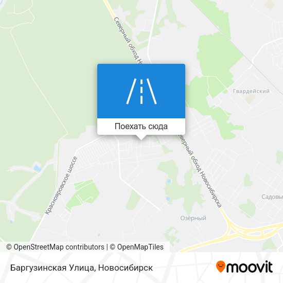 Карта Баргузинская Улица