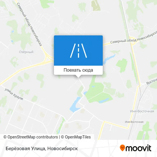 Карта Берёзовая Улица