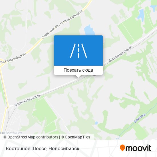 Карта Восточное Шоссе