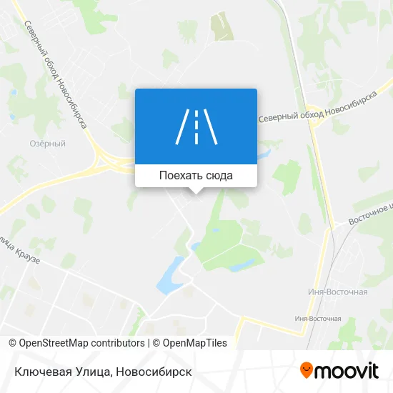Карта Ключевая Улица