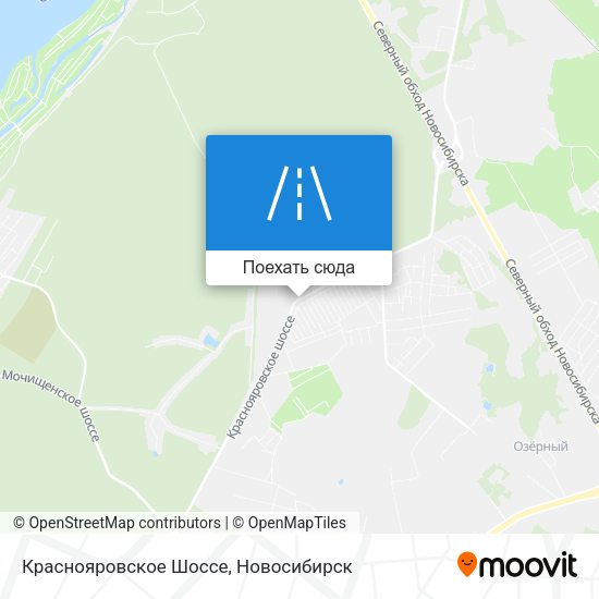 Карта Краснояровское Шоссе