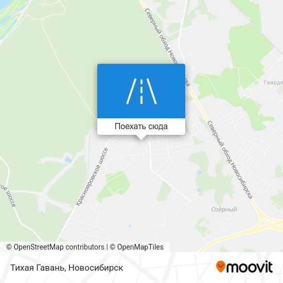 Карта Тихая Гавань