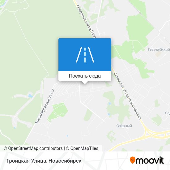 Карта Троицкая Улица