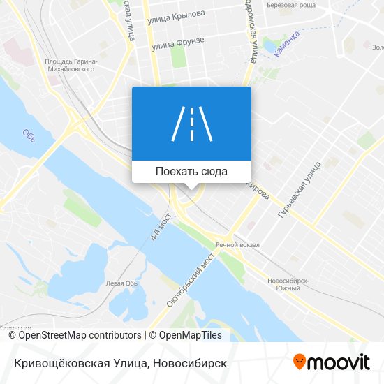 Карта Кривощёковская Улица