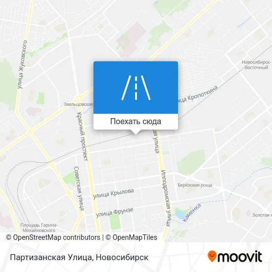 Карта Партизанская Улица