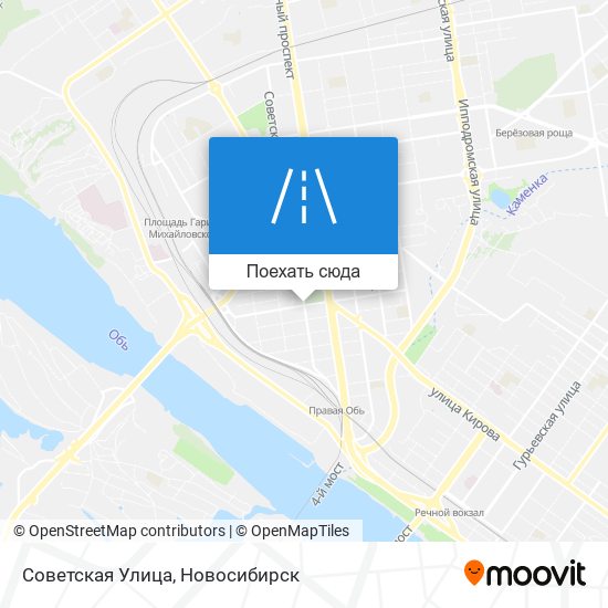 Карта Советская Улица