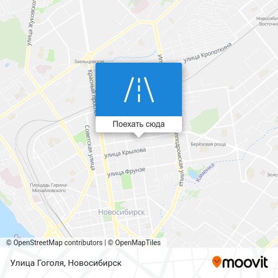Карта Улица Гоголя