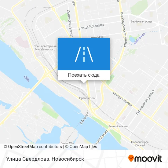 Карта Улица Свердлова