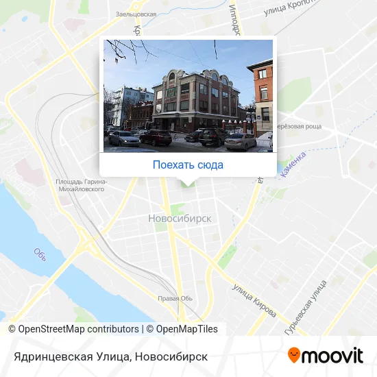 Карта Ядринцевская Улица