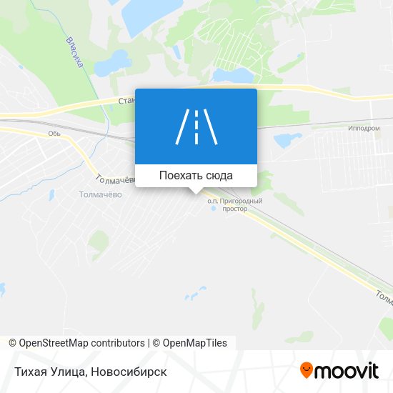 Карта Тихая Улица