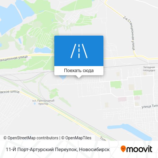 Карта 11-Й Порт-Артурский Переулок