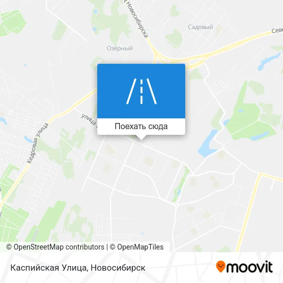 Карта Каспийская Улица