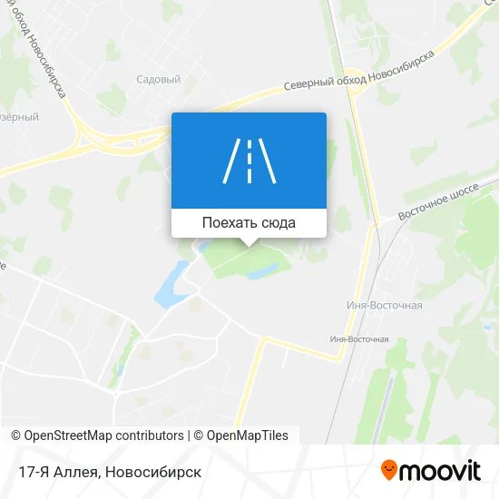 Карта 17-Я Аллея