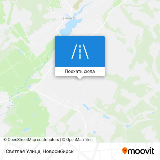Карта Светлая Улица