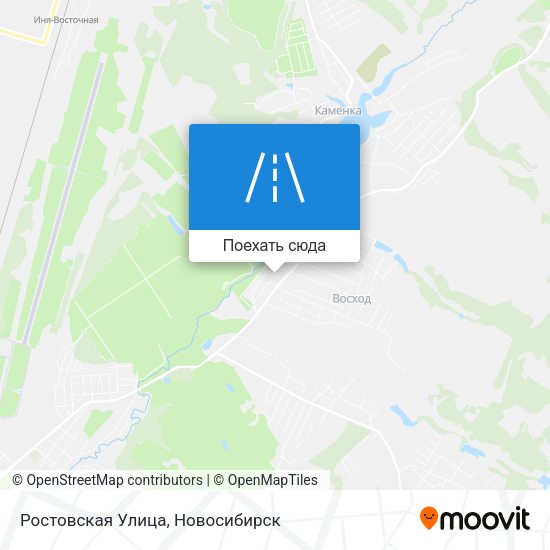 Карта Ростовская Улица