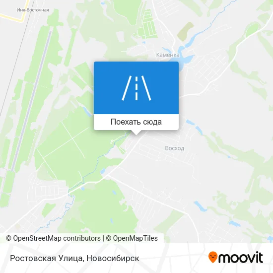 Карта Ростовская Улица